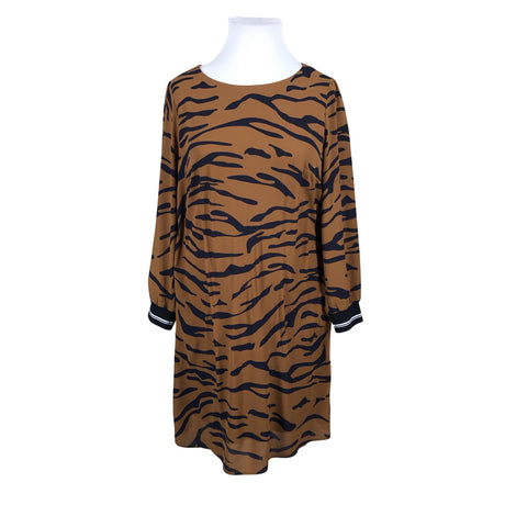 Unisex s.Oliver - Schiffon dress, size 44 - Brown ()