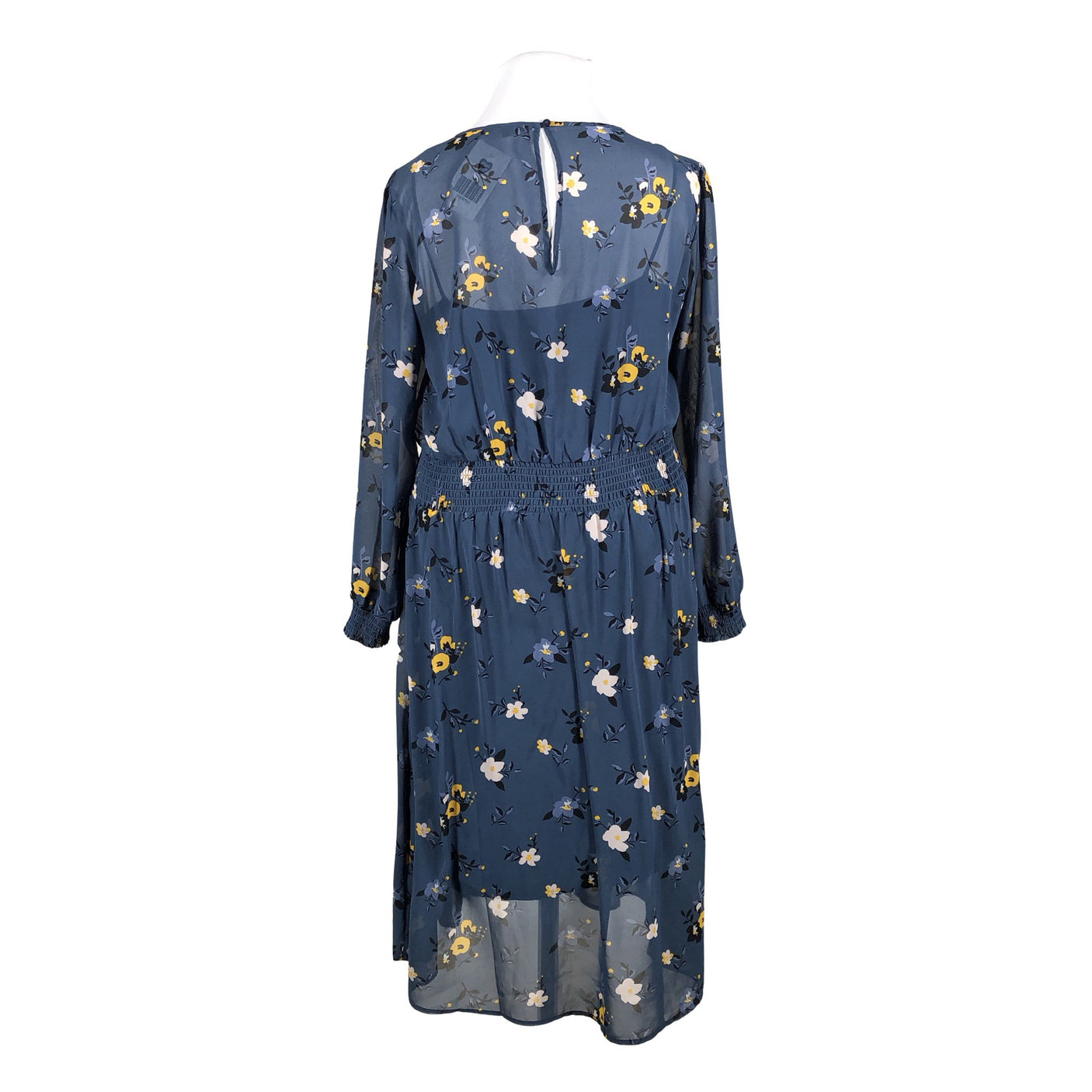 Unisex Tom Tailor - Schiffon dress, size 42 - Blue (2)