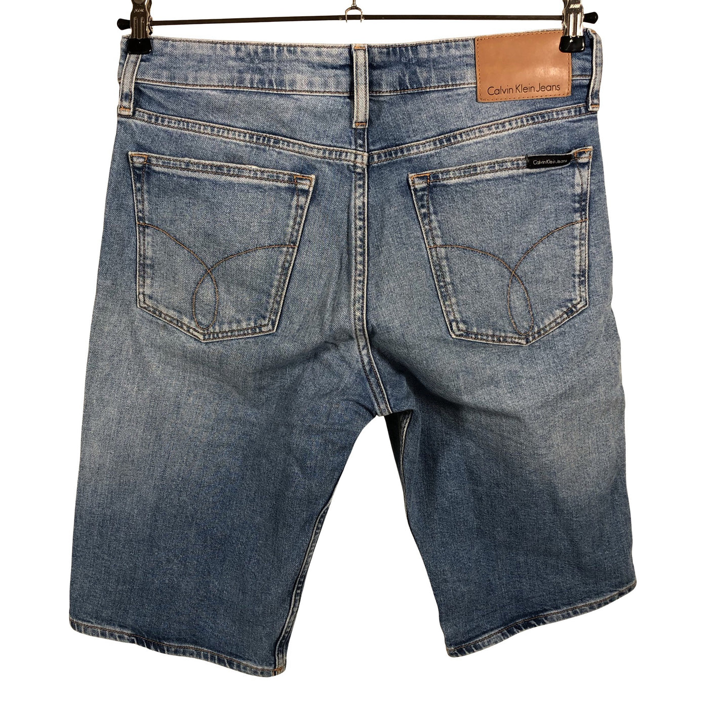 Unisex Calvin Klein Jeans - Denim shorts, size W31 - Blue (2)