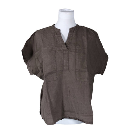 Unisex Nanso - Short-sleeved blouse, size 36 - Brown ()