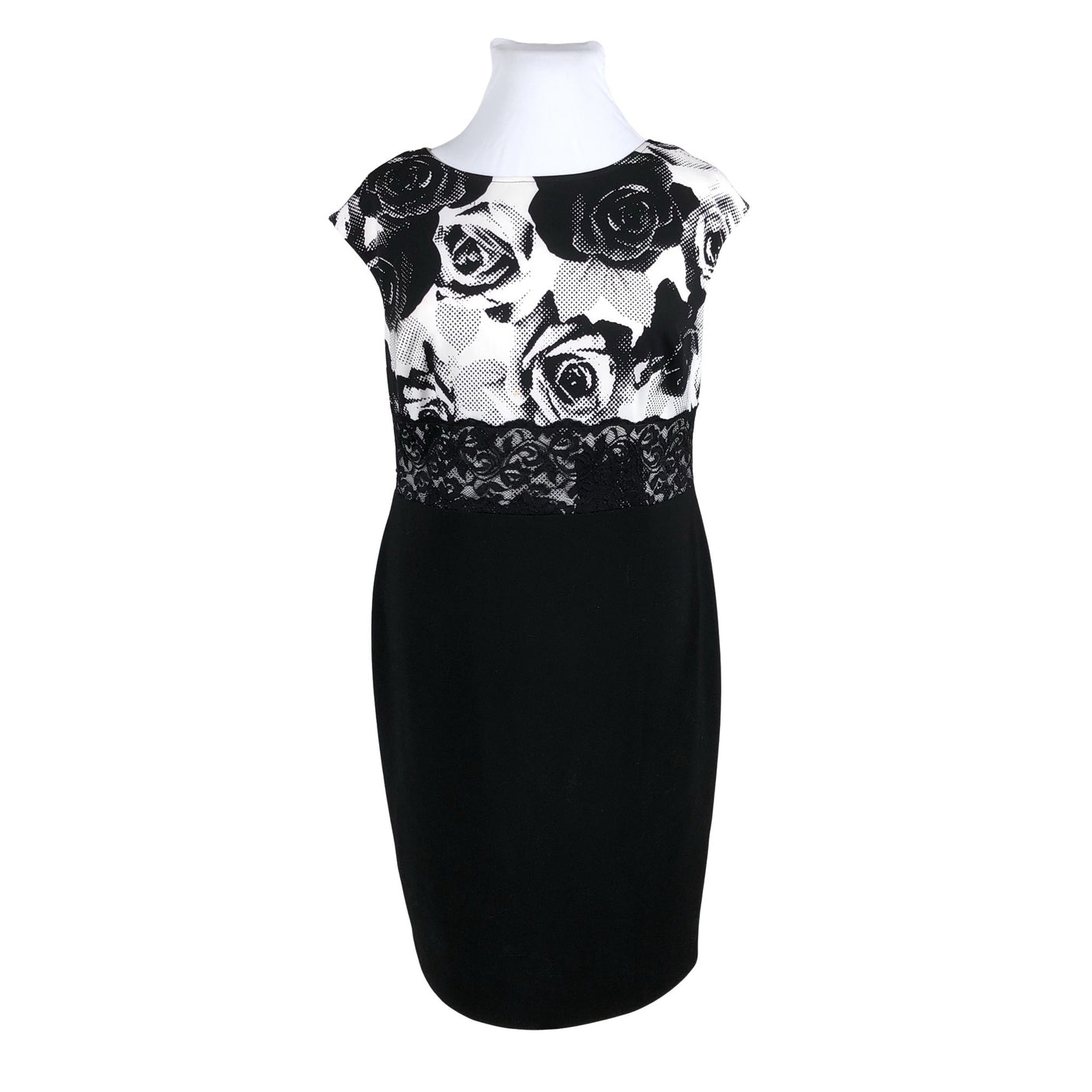 Unisex Joseph Ribkoff - Party dress, size 44 - White (1)