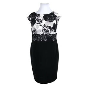 Unisex Joseph Ribkoff - Party dress, size 44 - White (1)