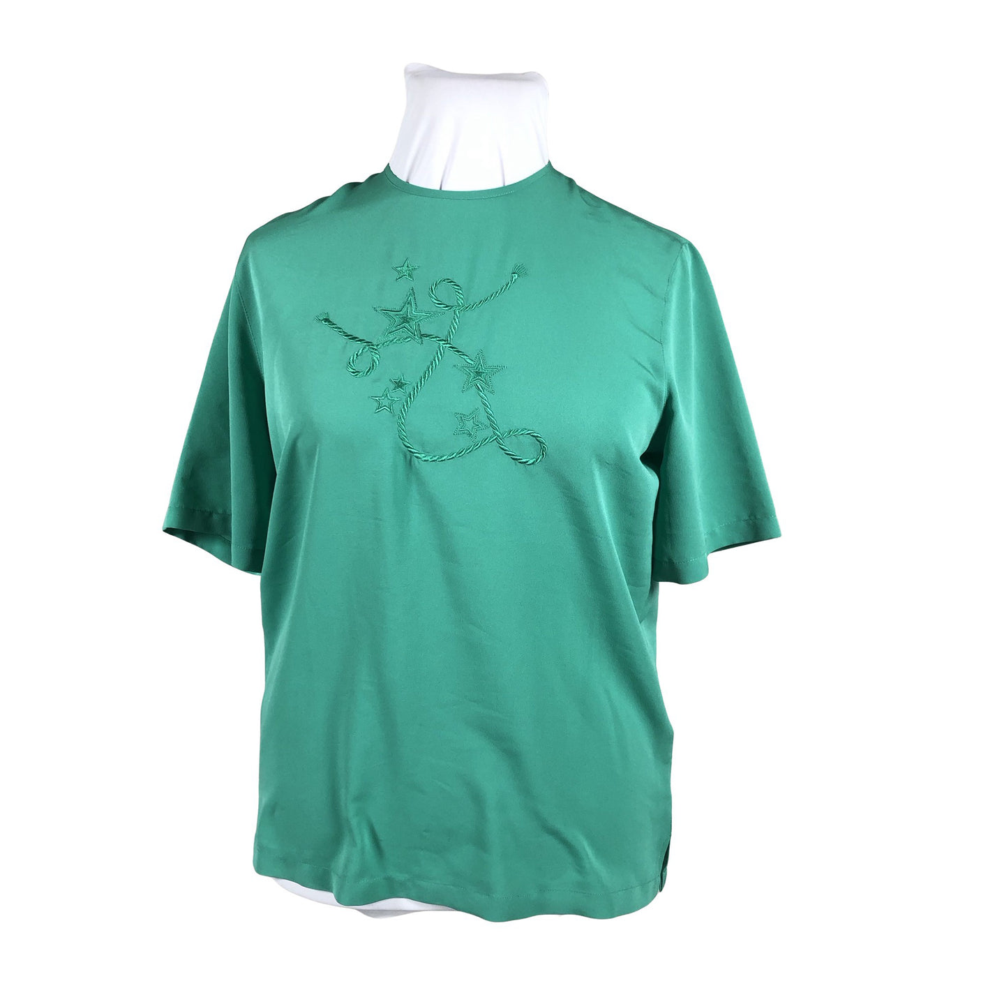 Unisex Basler - Short-sleeved blouse, size 44 - Green (1)