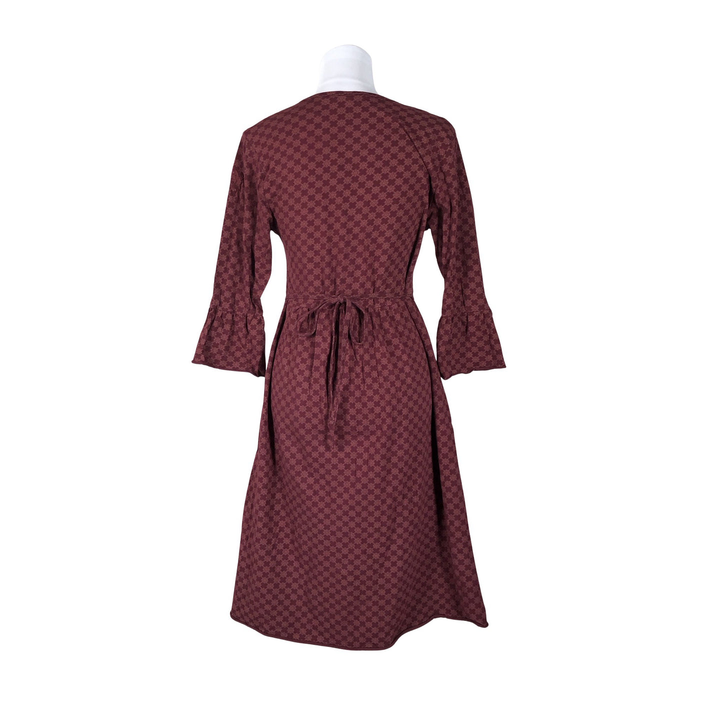 Unisex House of Lola - Tricot dress, size 40 - Wine red (2)
