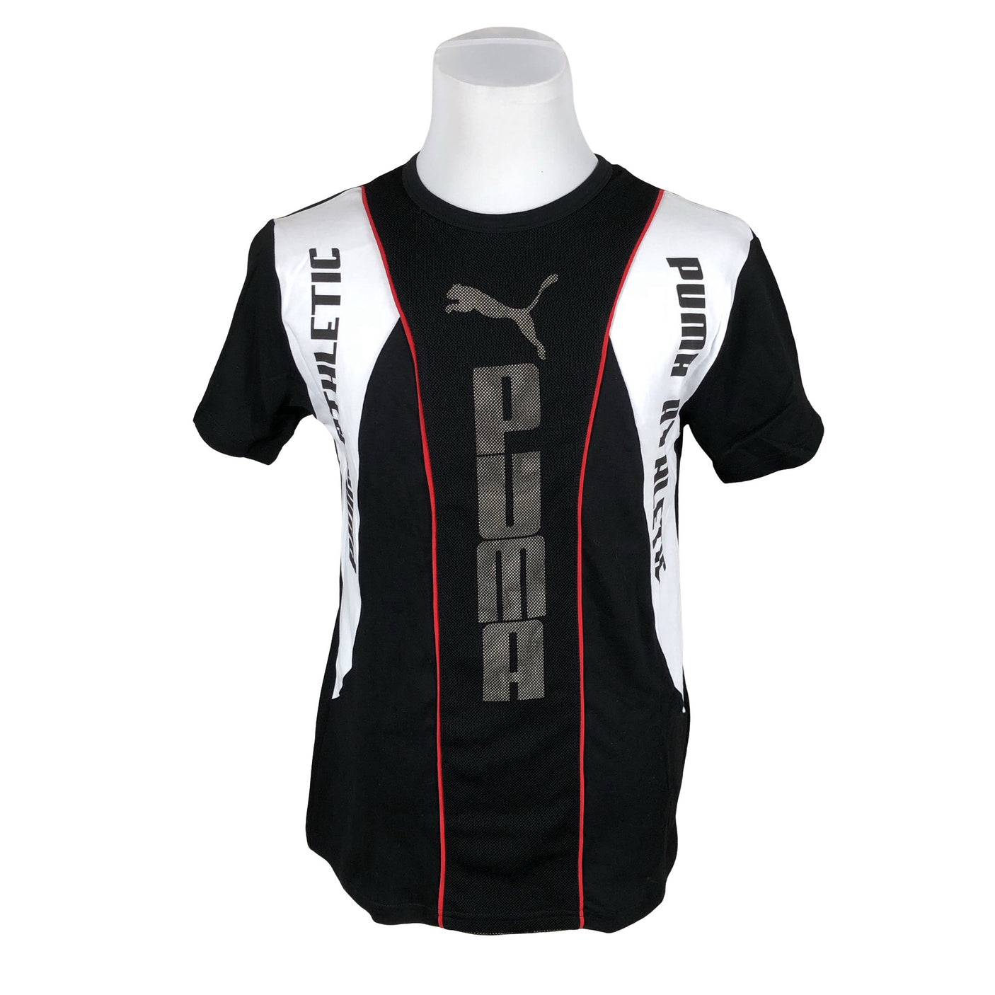 Unisex Puma - Sports shirt, short sleeve, size S - Black (1)