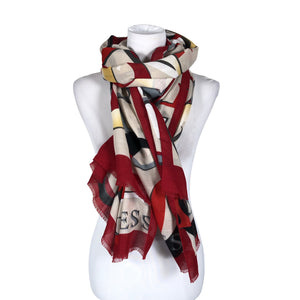 Unisex Guess - Scarf, size Ei kokoa - Red (1)