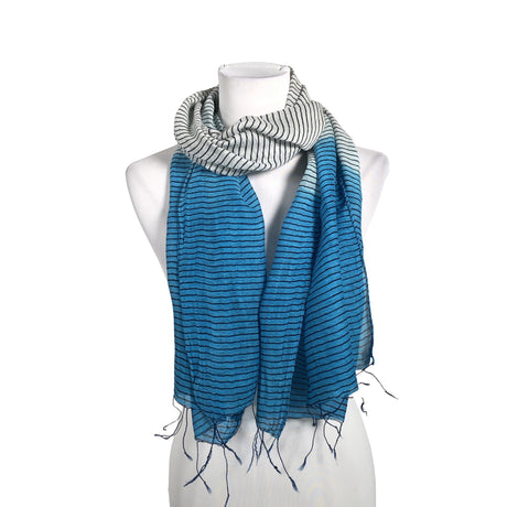 Unisex Global - Scarf, size Midi - Blue ()