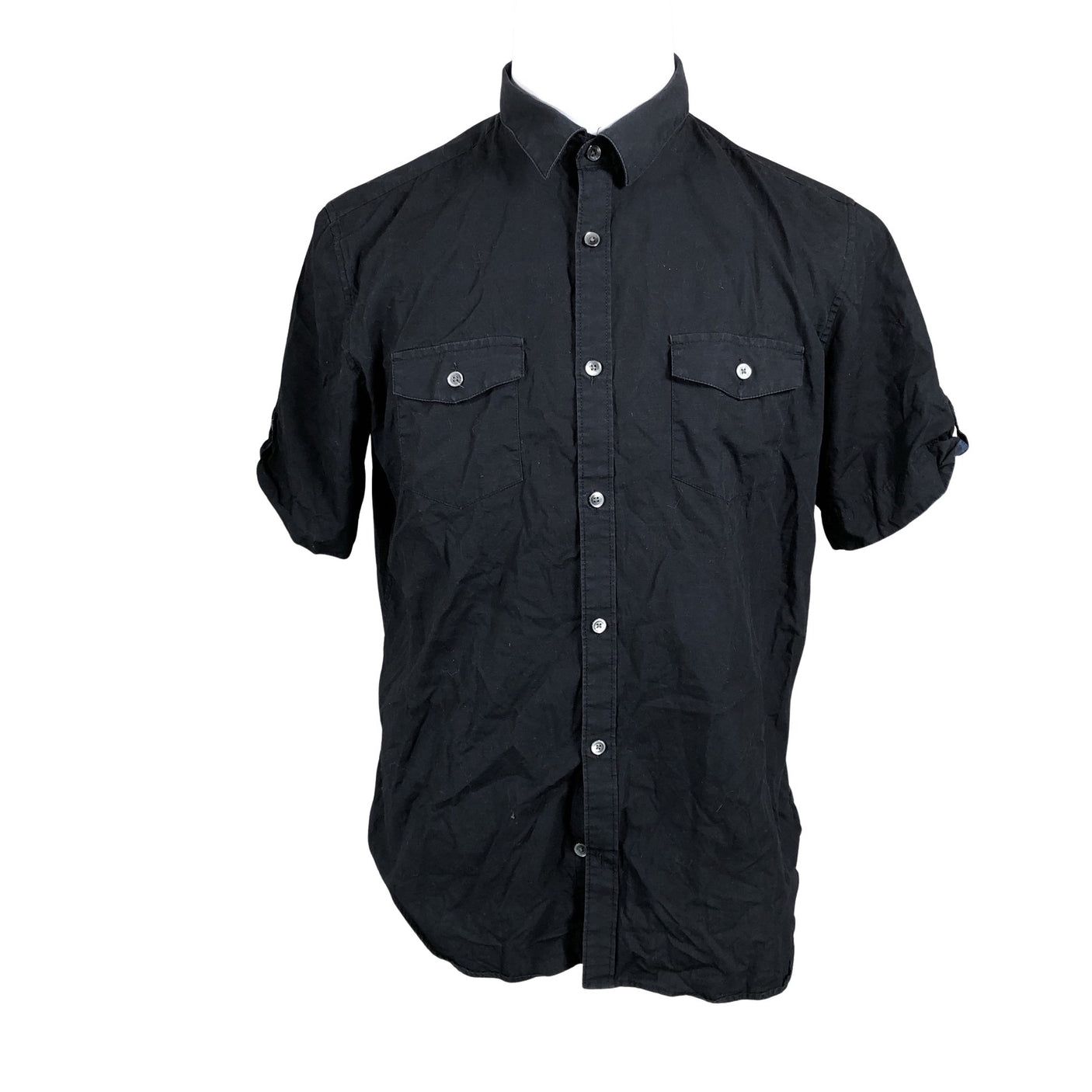 Unisex Calvin Klein - Collared shirt, size L - Black (1)