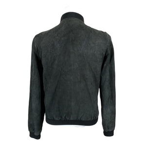 Unisex Human Scales - Leather jacket, size M - Green (2)