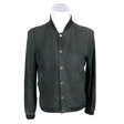 Unisex Human Scales - Leather jacket, size M - Green ()