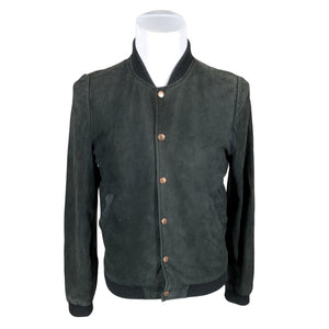 Unisex Human Scales - Leather jacket, size M - Green (1)