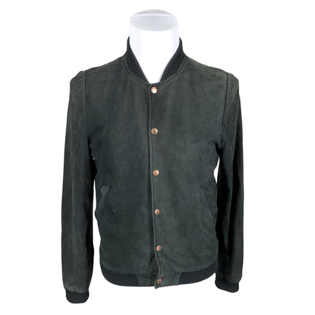 Unisex Human Scales - Leather jacket, size M - Green ()