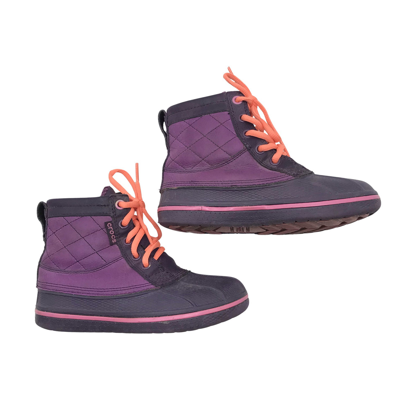 Unisex Crocs - Winter shoes, size 30 - Violet (1)