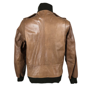 Unisex Jack & Jones - Leather jacket, size L - Brown (2)