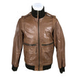 Unisex Jack & Jones - Leather jacket, size L - Brown ()
