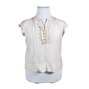 Unisex Gerard Darel - Short-sleeved blouse, size 44 - White (1)