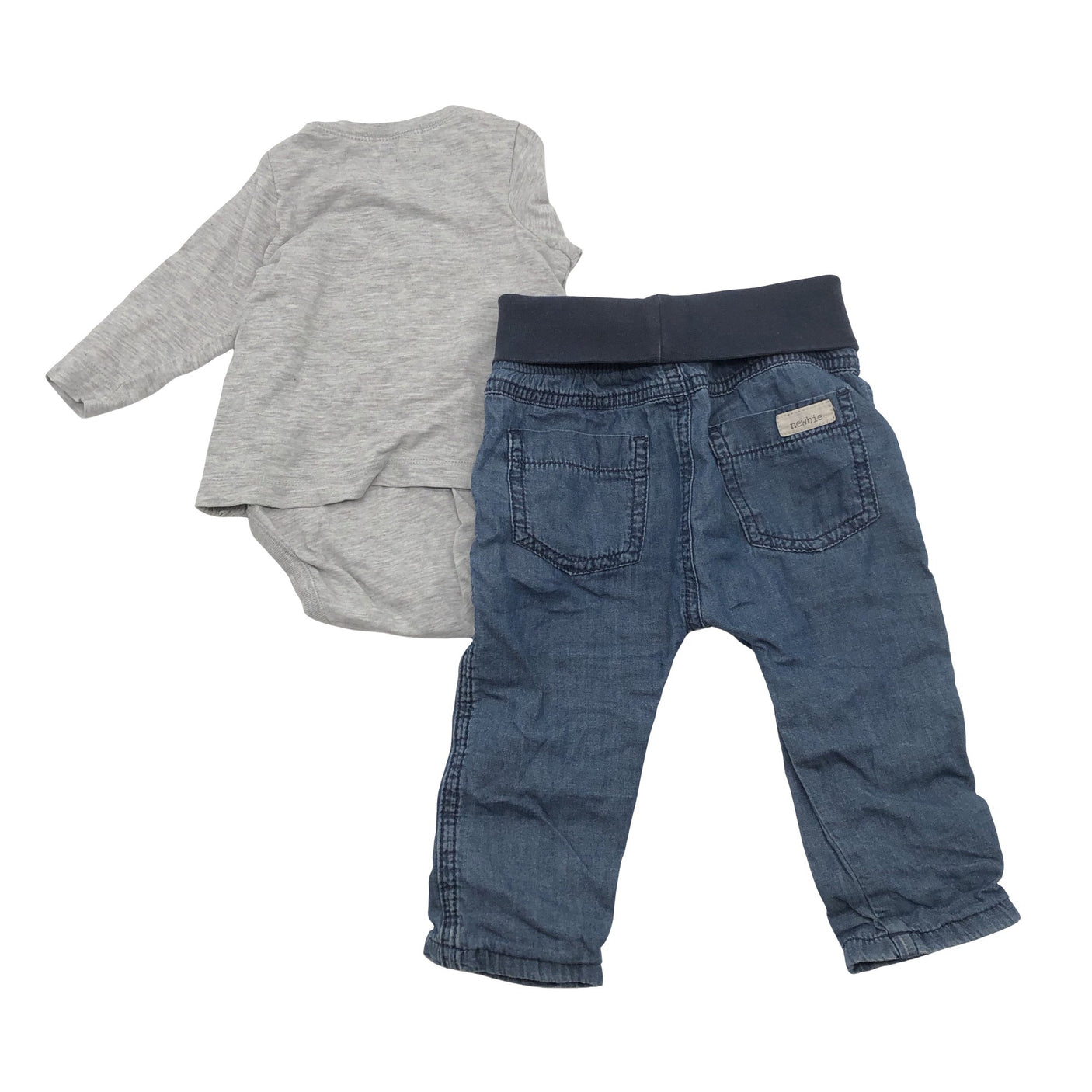 Unisex Newbie - Body, size 62 - 68 - Gray (2)