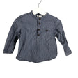 Unisex Lindex - Collared shirt, size 80 - 86 - Blue ()