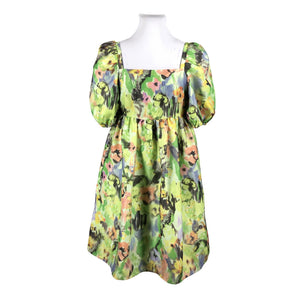 Unisex Stine Goya - Schiffon dress, size 42 - Green (1)