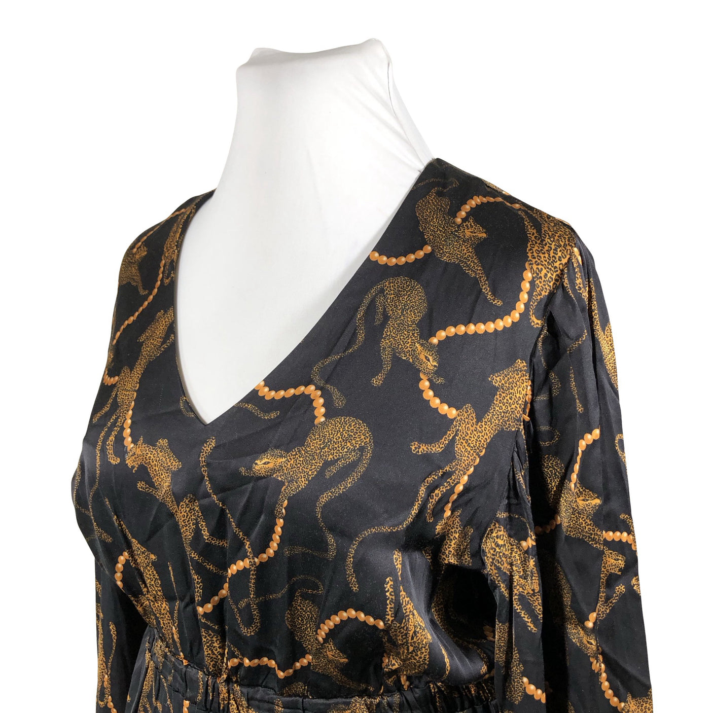 Unisex Uhana Design - Schiffon dress, size 42 - Black (2)