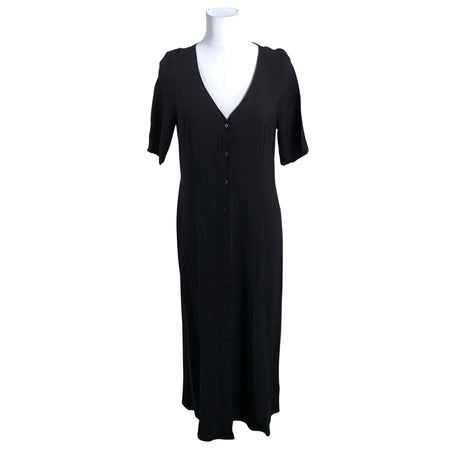 Unisex Lindex - Schiffon dress, size 38 - Black ()