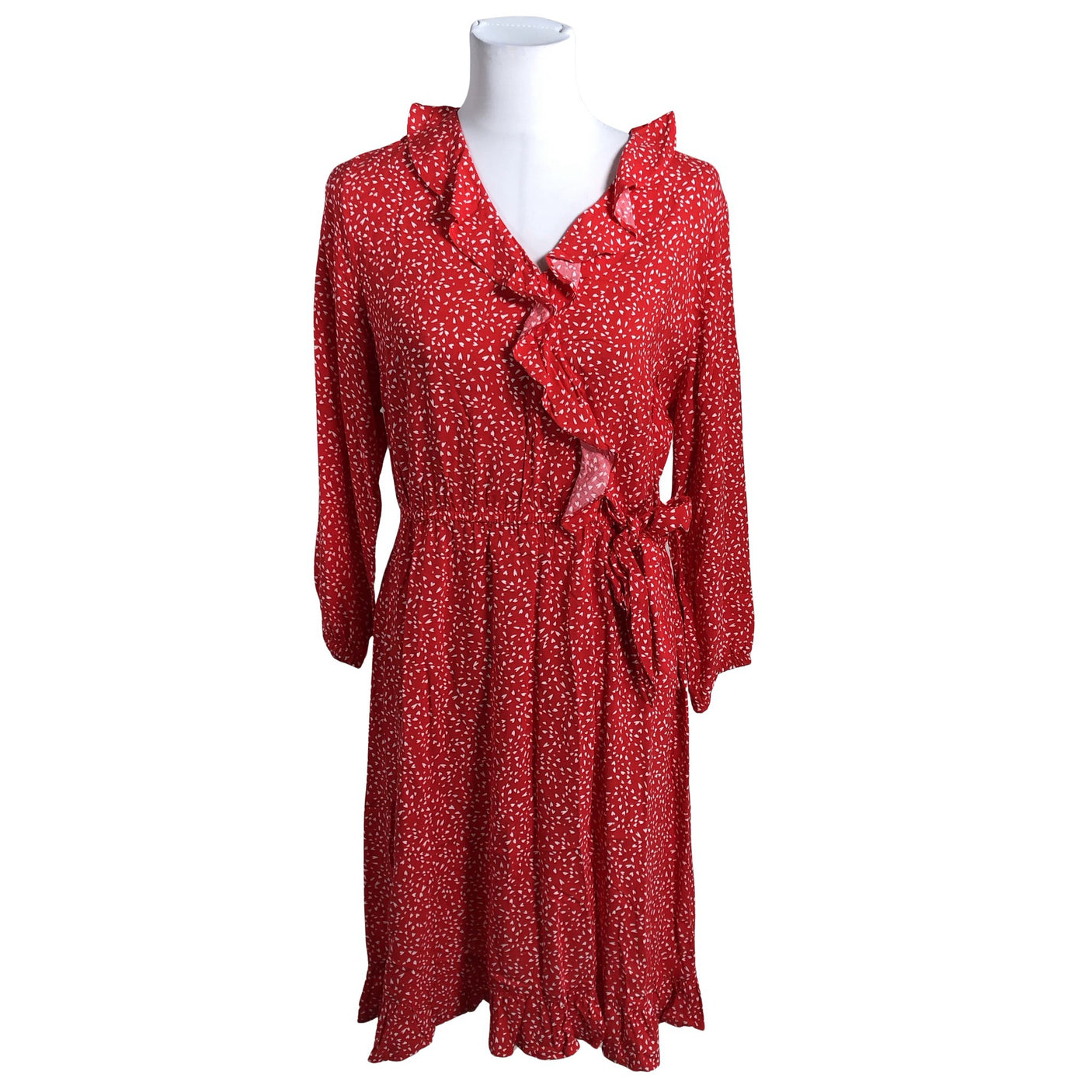Unisex Holly & Whyte by Lindex - Schiffon dress, size 38 - Red (1)