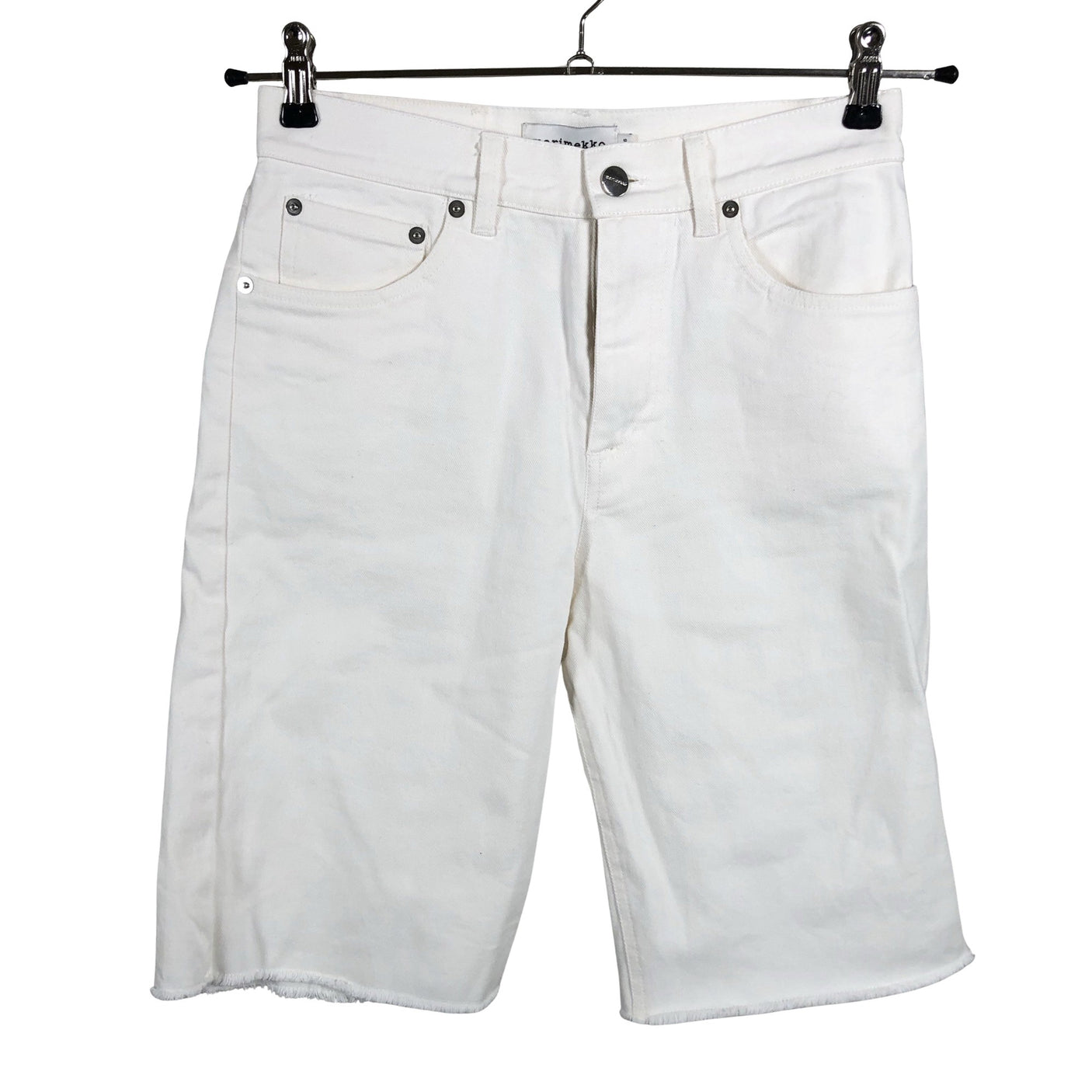 Unisex Marimekko - Denim shorts, size 36 - White (1)