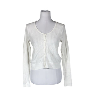 Unisex Uniqlo - Cardigan, size 36 - White (1)