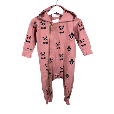 Unisex Mini Rodini - Overalls, size 68 - 74 - Light pink ()