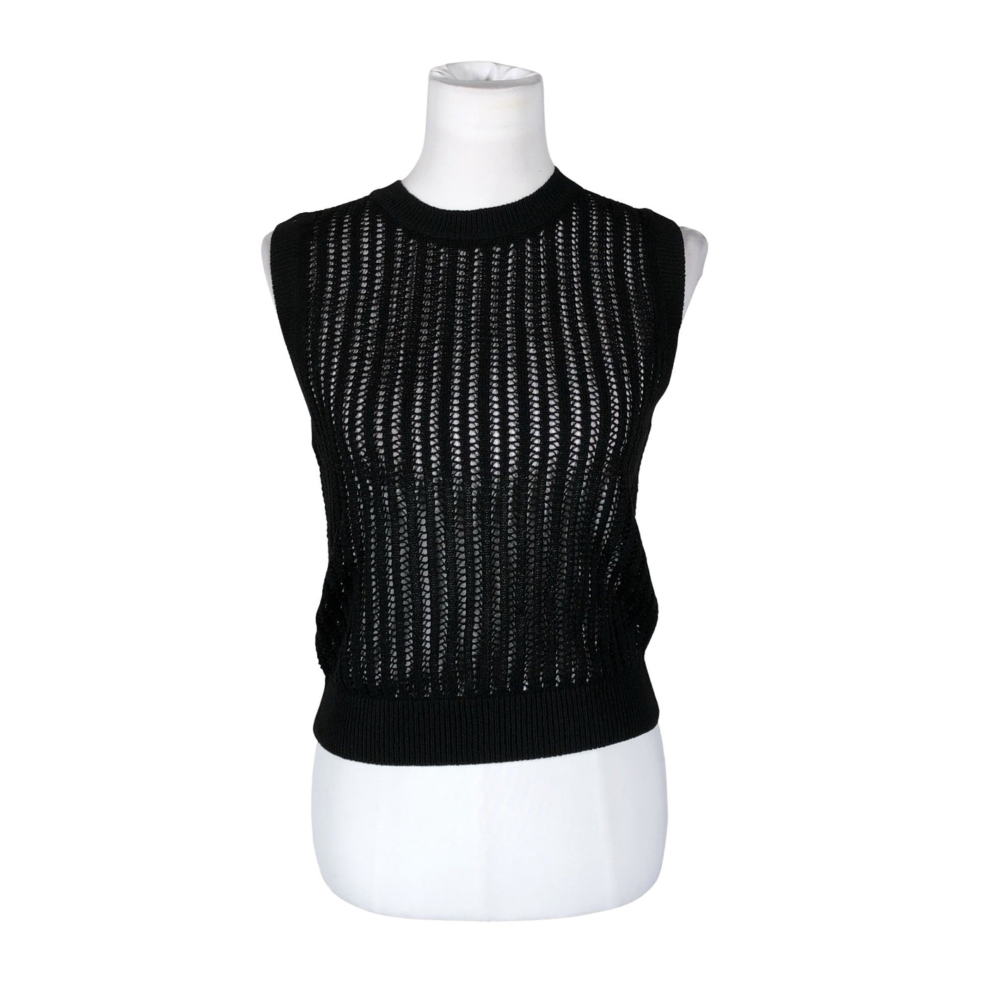Unisex Uniqlo - Knit vest, size 36 - Black (1)