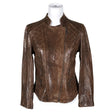 Unisex Taifun - Leather jacket, size 40 - Brown ()