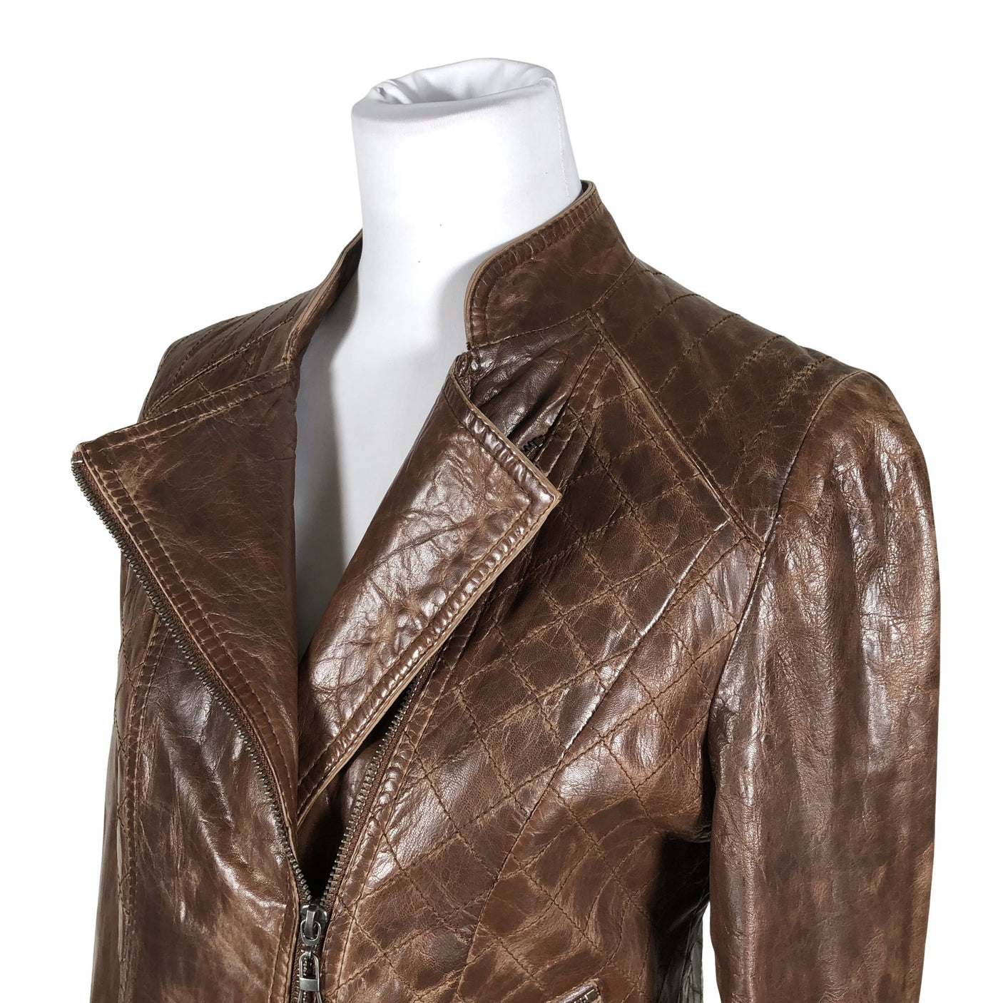 Unisex Taifun - Leather jacket, size 40 - Brown (3)
