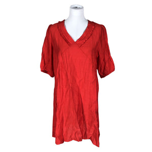 Unisex Ze-Ze - Schiffon dress, size 38 - Red (1)