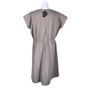 Unisex Papu - Tricot dress, size 38 - Brown (2)