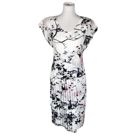 Unisex Kriss - Schiffon dress, size 42 - White ()