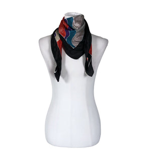 Unisex London - Scarf, size Midi - Gray (1)