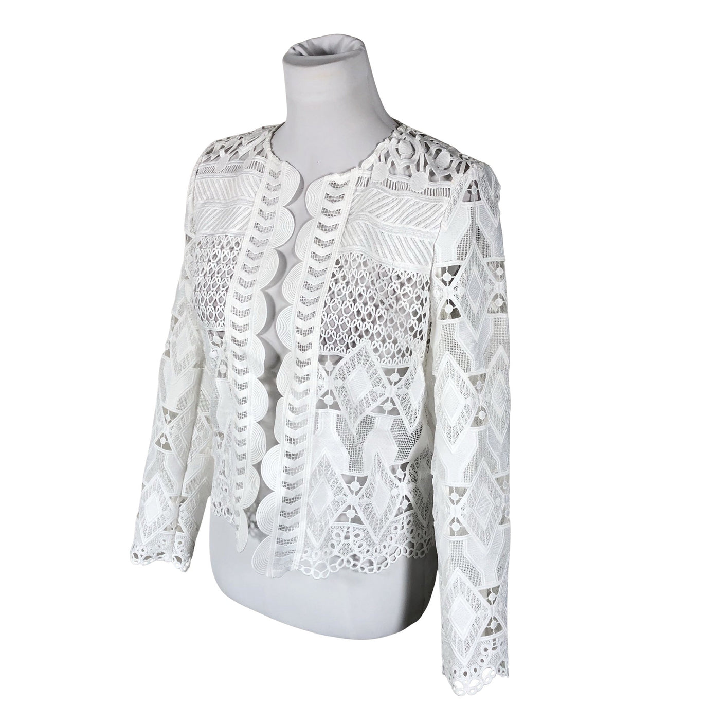 Unisex Ted Baker - Evening bolero jacket, size 40 - White (3)