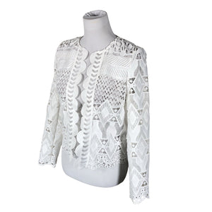 Unisex Ted Baker - Evening bolero jacket, size 40 - White (3)