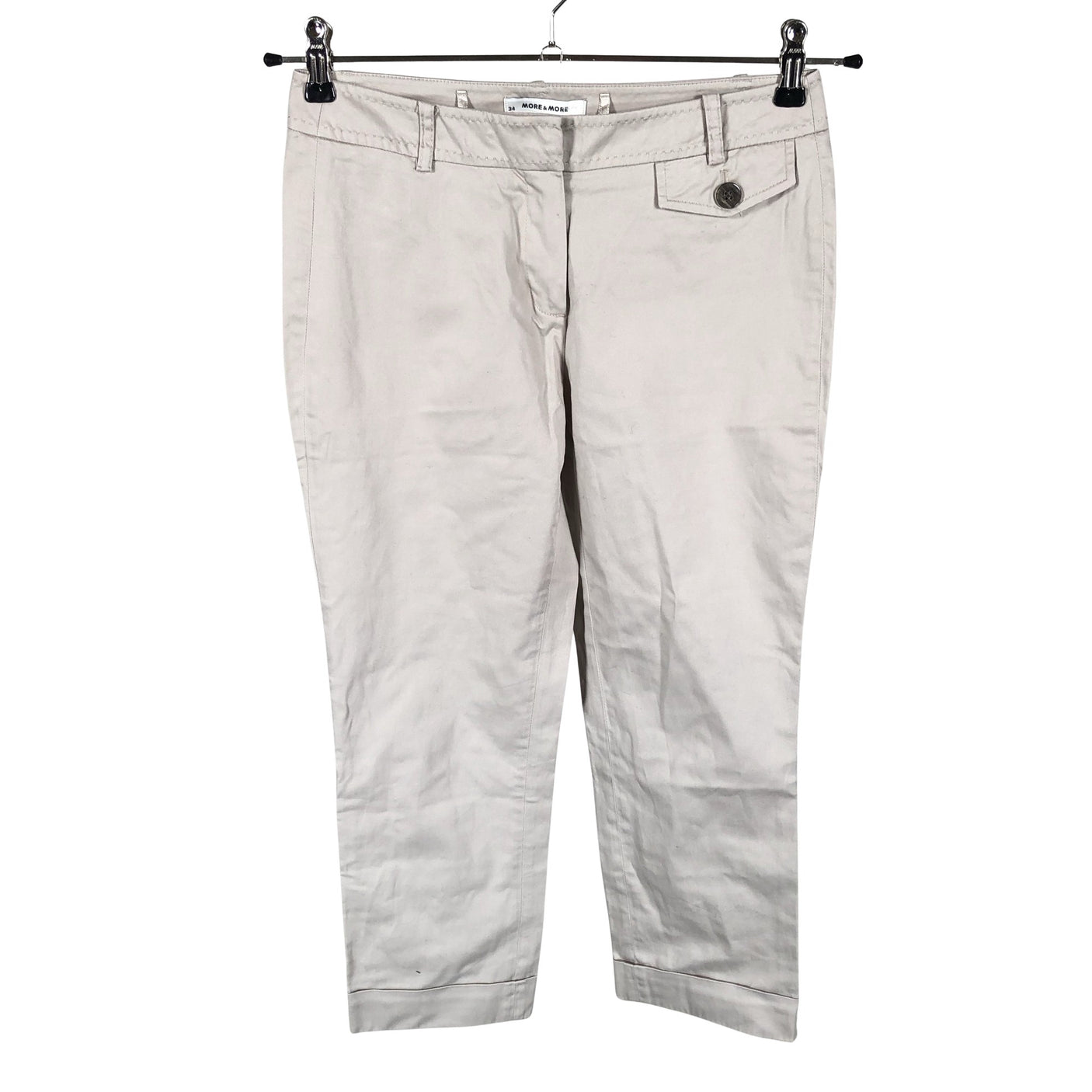 Unisex More&More - Capri pants, size 34 - Beige (1)