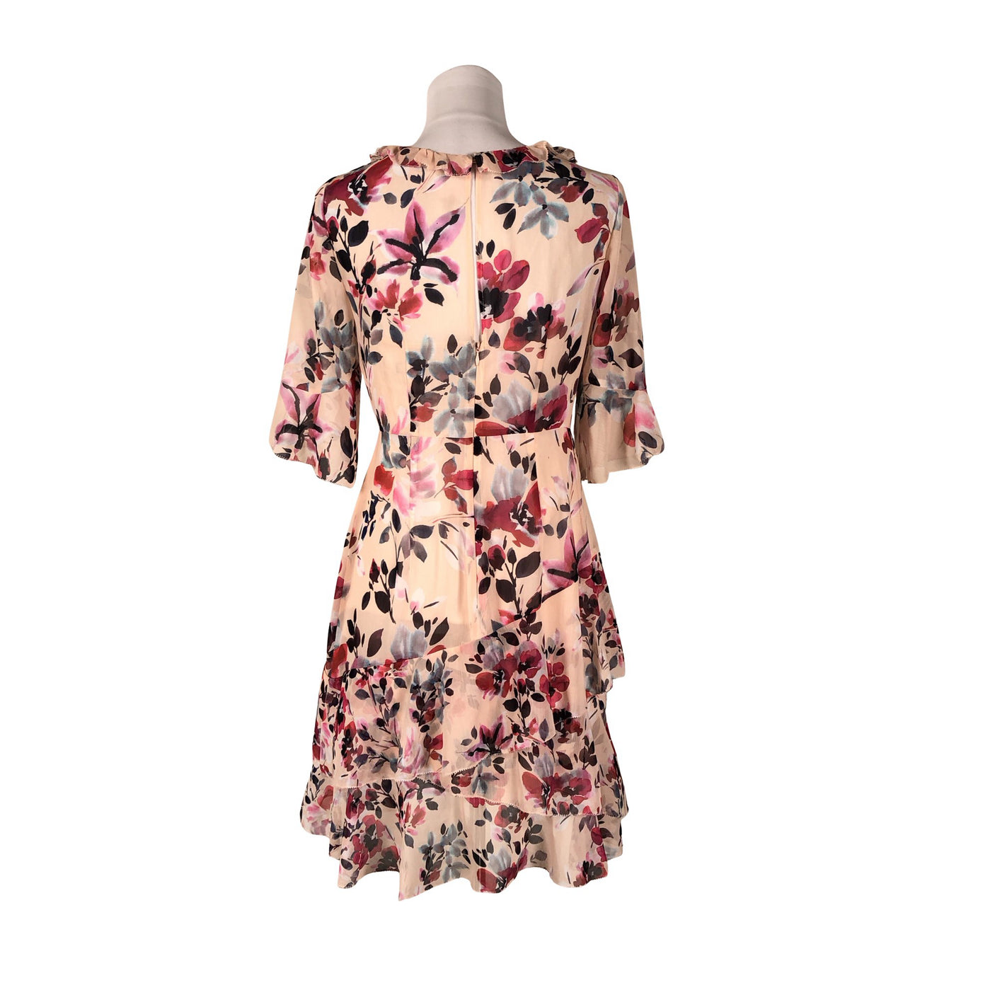 Unisex French Connection - Schiffon dress, size 36 - Light pink (2)