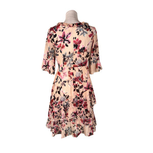 Unisex French Connection - Schiffon dress, size 36 - Light pink (2)
