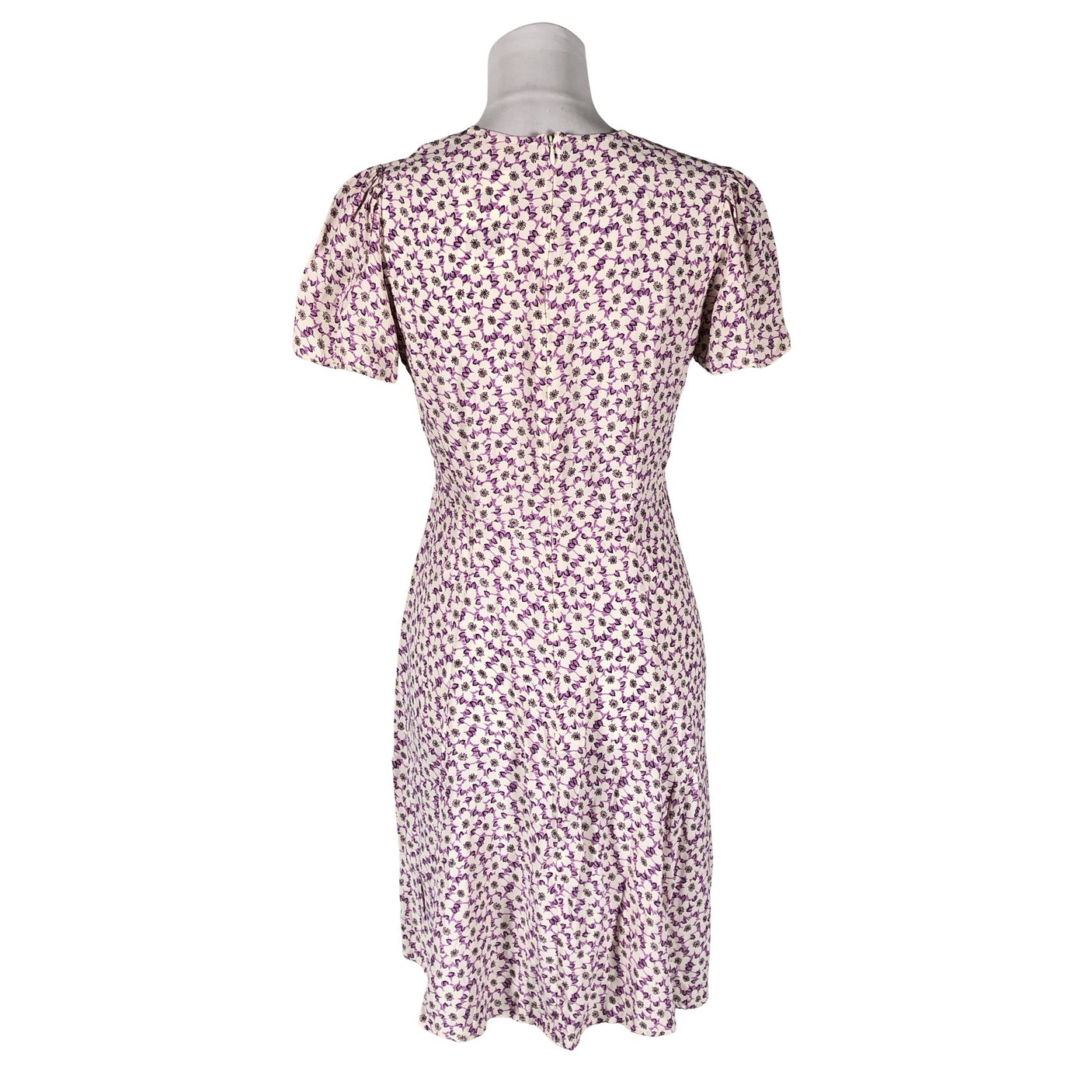 Unisex By Ti Mo - Schiffon dress, size 38 - White (2)
