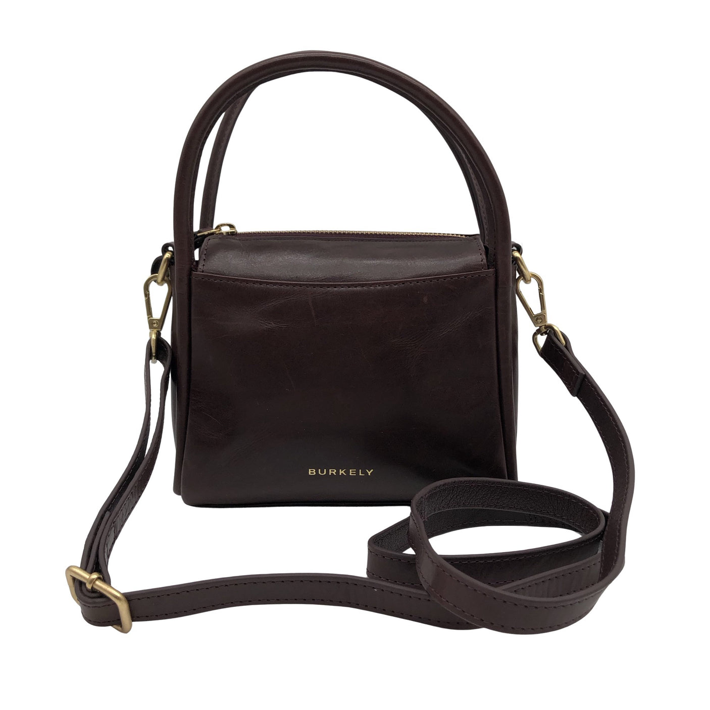 Unisex Burkely - Handbag, size Mini - Wine red (1)