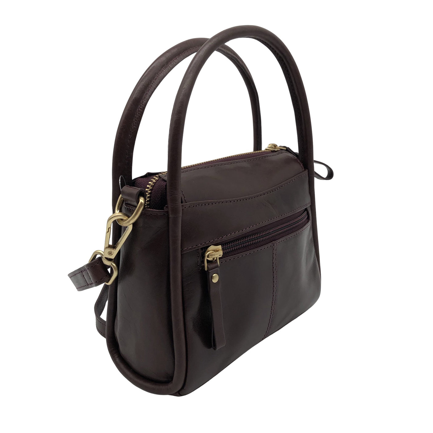 Unisex Burkely - Handbag, size Mini - Wine red (2)