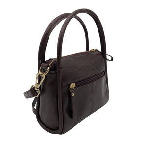 Unisex Burkely - Handbag, size Mini - Wine red (2)