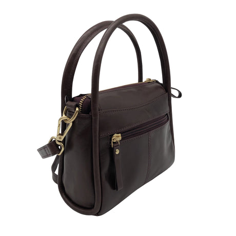 Unisex Burkely - Handbag, size Mini - Wine red (2)