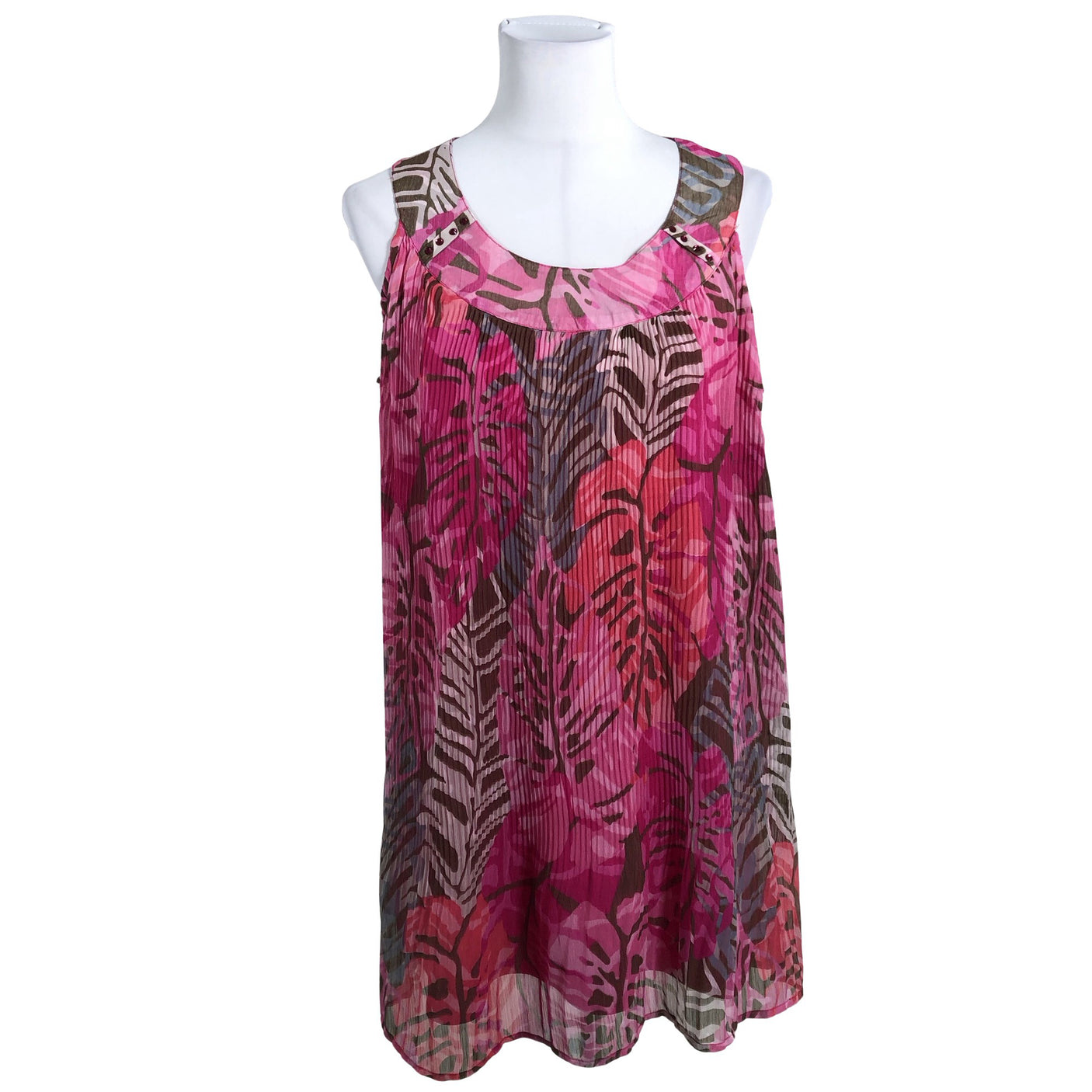 Unisex Micha - Schiffon tunic, size 40 - Pink (1)