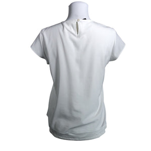 Unisex Gerry Weber - Short-sleeved blouse, size 36 - White (2)