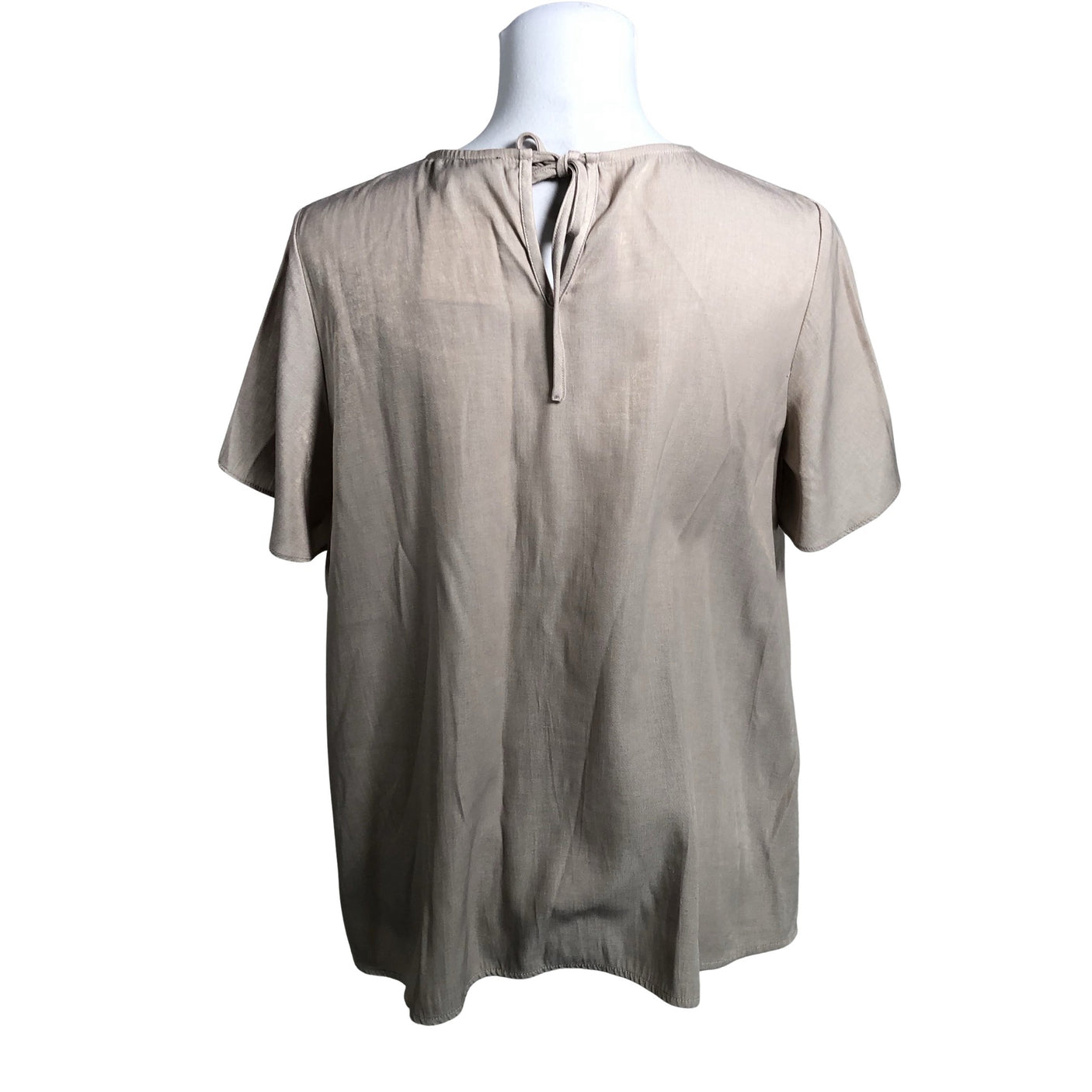 Unisex Nü Denmark - Short-sleeved blouse, size 36 - Beige (2)