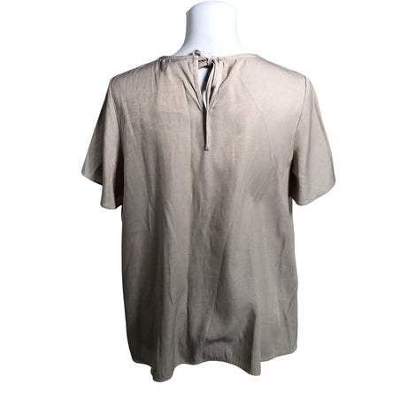 Unisex Nü Denmark - Short-sleeved blouse, size 36 - Beige (2)